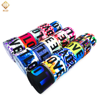 Sous-vêtements élastiques en relief imprimés doux personnalisés Bande élastique brillante tissée en jacquard pour ceintures de boxeur