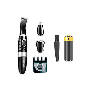 Recortador de vello nasal eléctrico Komei KM-PG500, juego de afeitadora 3 en 1, portátil, silencioso, funciona con batería - Product Image 5