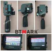 BTMARK Machine d'impression à jet d'encre portable à écran tactile Imprimante à main à jet d'encre à code à barres portable pour le marquage de code sur bois métal Plasti