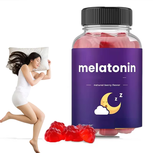 Melatonin Gummies Private Label Natural <span class=keywords><strong>Sleep</strong></span> Aid Suplemento Vitaminas para adultos - Product Image 1