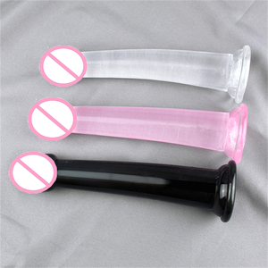 MOGlovers Lesbian Transparan Plastik Multi Ukuran Dildo Celana Dalam Penis Realistis Strap Dildo Strap Mainan Seks Homoseksual - Product Image 5
