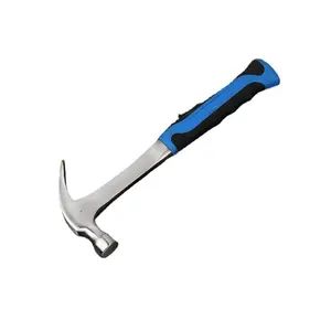 High Quality Outdoor Portable Different Types Of Claw Hammer With Non-magnet 220z Fiberglass Claw hammer