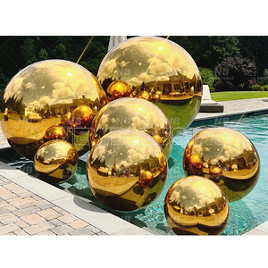 Different Size Event Decoration PVC Floating Sphere Mirror <b>Balloons</b> Shiny Inflatable Ball <b>Customized</b> Color 3-Year <b>Customized</b> Fas - Product Image 1