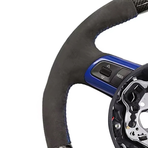 Volant de voiture en fibre de carbone pour Audi R8 SQ5 Q3 RS3 RS4 RS5 RS6 TT TTS TT <span class=keywords><strong>MK2</strong></span> S3 <span class=keywords><strong>S4</strong></span> S5 S6 A3 8P - Product Image 6