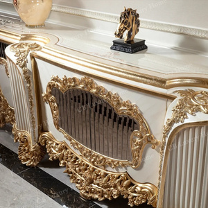 Mobile <span class=keywords><strong>TV</strong></span> di Lusso in Legno Intagliato Regolabile, Stile Classico Tradizionale Turco, Set di Arredamento per Soggiorno - Product Image 2