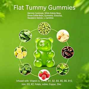 Gummies Minceur aux Plantes : Coupe-Faim, Détox, Vitamines, Compléments Alimentaires pour <span class=keywords><strong>Perte</strong></span> <span class=keywords><strong>de</strong></span> <span class=keywords><strong>Poids</strong></span> et Ventre Plat - Product Image 2