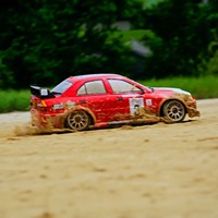 RLAARLO SLEVO 1/7 Mitsubishi EVO 6.5 TME 4WD Voiture de rallye RC sans balais 180A ESC 4274 6S 45kg Servo RTR