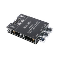 ZK-502T TPA3116D2 AUX BLE Module de carte amplificateur de caisson de basses 2.0 canaux Audio stéréo haute puissance 50W + 50W ampli basse