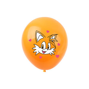 Globos de látex estampados con tema de erizo sónico de 12 pulgadas Globos de dibujos animados súper sónico para decoraciones de fiesta y suministros de <span class=keywords><strong>cumpleaños</strong></span> - Product Image 4