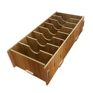 Organizador de Tarjetas de Escritorio, Caja de Dinero con Múltiples Compartimentos para Finanzas de Supermercado, Caja para Recoger y Clasificar Dinero - Product Image 1