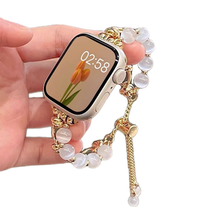 Hermosa pulsera <span class=keywords><strong>correa</strong></span> de reloj de ojo de gato para Iwatch Series 7/8 38/40/41mm 42/44/45/49mm correas y accesorios de reloj inteligente - Product Image 1