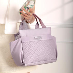 Sac à lunch isotherme Fracche, sac isotherme portable de grande capacité pour le travail, les voyages en plein air, les déplacements, violet - Product Image 1