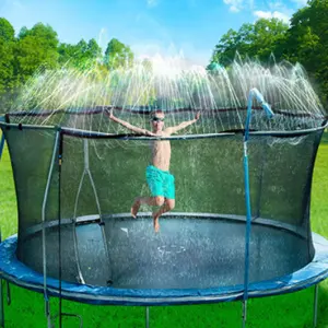 15m Tube Garden Trampoline Cooling Trampoline Sprinkler