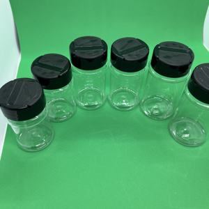 Thực Phẩm An Toàn 100 <span class=keywords><strong>Ml</strong></span> Rõ Ràng Nhựa Gia Vị <span class=keywords><strong>Jar</strong></span>, Chai Nhựa Với Shaker Lật Nắp Cho Pha Trộn/Gia Vị/Gia Vị Lưu Trữ - Product Image 6