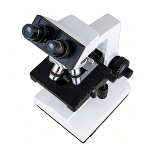 生物学用40-1800倍光学高品質ポータブルアッベコンデンサーハロゲン照明4倍-100倍ヘッド双眼顕微鏡（ラボ用） - Product Image 5
