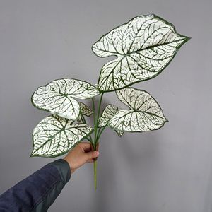 Feuilles de Taro Artificielles Meng Jie 30cm-100cm en Plastique pour Décoration Intérieure, Composition Florale et Décoration de Jardin - Product Image 3