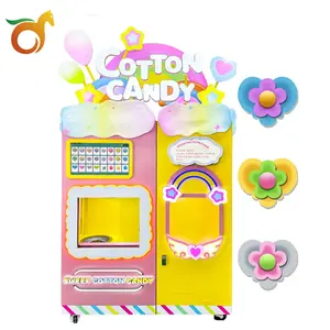 Upgrading Appearance Design BiggerTop Letter Light Vertical Fluffy Cotton Vending Candy Floss Machine
