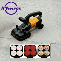 Meuleuse à béton compacte sur roues, homologuée CE, machine sans poussière avec aspiration pour préparation des bords de mur en ciment, moteur en cuivre pur 220V
