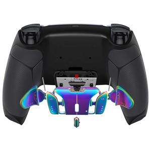EXtremeRate Metal Back Buttons Housing Shell RISE4 Remap Kit for PS5 <b>Controller</b> Remapper Paddles - Product Image 4