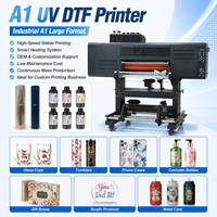 Impresora UV DTF Industrial de Alta Velocidad XM, Máquina de Etiquetas de Cristal para Vasos, Embalaje y Calcomanías Personalizadas