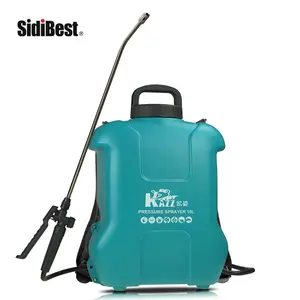 KAZZ 10L Garden Sprayer w/ water nozzles, 2 extended wands, no manual pump. Ideal for weeding/cleaning. 10.8V 2.5Ah battery.