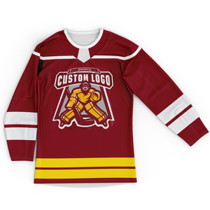 Maglie 2025 da Hockey su ghiaccio ricamate traforate da Hockey su ghiaccio uniforme da Hockey su ghiaccio con Design gratuito per adulti - Product Image 1