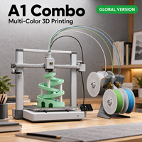 Mesin Cetak Desktop A1 Combo Versi Global Printer 3D Multiwarna Grosir untuk Model Arsitektur dan Kerajinan DIY