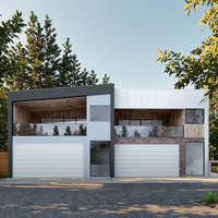 TOPPRE Villa Normes australiennes Maison personnalisée Conception 3D Maison préfabriquée en acier haut de gamme Portable Maisons préfabriquées Villa de luxe