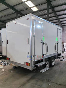 2024 Offre Spéciale mobile toilette remorque luxe 4 stalles toilettes remorque salle de bain <span class=keywords><strong>douche</strong></span> remorque - Product Image 4