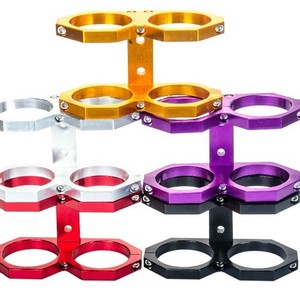 Poyracing Aluminum Fuel Pump <b>Bracket</b> 60mm Dual Mounting Clamp For Retrofit Upgrade - Product Image 4