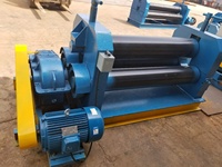 Máquina de Conformado de Placas de Tres Rodillos Serie W11 Económica de Fábrica con Conformado de Extremos, Motor de 3 Ejes y Operación Manual