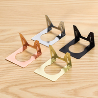 Clip porte-étiquette métallique pour boulangerie, support publicitaire POP, présentoir de carte de table pour pâtisserie, support de prix, porte-panneau de table