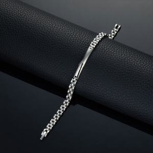 Custom <b>Men</b> Bracelet Luxury Non Tarnish 14k 18k Gold Plated 316l Stainless Steel Bracelet <b>for</b> <b>Men</b> - Product Image 3