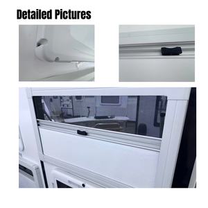 Marco Interior Blanco/Negro de Tamaño Personalizado MG17RW-IF-01R para Ventana de <span class=keywords><strong>Autocaravana</strong></span>, Remolque o Casa Rodante con Cortina Enrollable y <span class=keywords><strong>Mosquitera</strong></span> - Product Image 4