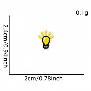مكواة كمبيوتر جديدة مطرزة على سحابة ساموراي مضحكة بقع سوداء - Product Image 6