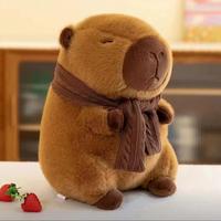 Yiwu1688 jouet Agent mignon Capybara peluche peluche poupée maison ornements poupée peluche câlin Capybara avec sac à dos oreiller