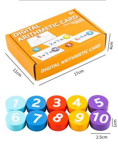 Tarjetas de Aritmética Digital para Aprender Matemáticas, Juguete Educativo Temprano de Madera, Personalizable, Venta Caliente - Product Image 6