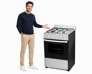 <span class=keywords><strong>Forno</strong></span> <span class=keywords><strong>a</strong></span> <span class=keywords><strong>Gas</strong></span> Indipendente da 20 Pollici con Fornello e Porta in Vetro per <span class=keywords><strong>Cucina</strong></span> Domestica - Product Image 4