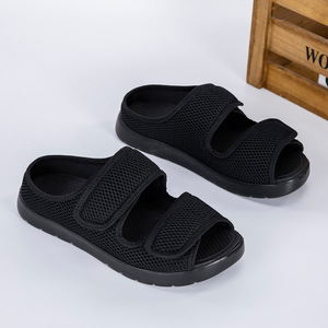 <span class=keywords><strong>Sandales</strong></span> <span class=keywords><strong>orthopédiques</strong></span> confortables et réglables, antidérapantes, à double bride et à bout ouvert, respirantes - Product Image 5