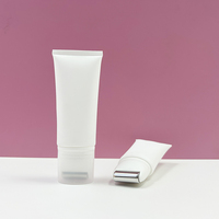 Tube de crème lotion 120 ml, emballage en tube ovale en plastique, crème pour le cou, soin de la peau, impression personnalisée, tête de massage à rouleaux