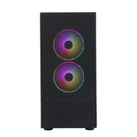 Casing Komputer Gaming SAMA Plastik+Jaring dengan Filter Debu Magnetik, Casing Komputer Desktop Grosir, Casing Gaming ATX
