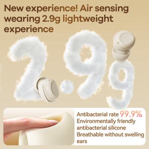 Écouteurs Remax Mini Sleep TWS, écouteurs sans fil Bluetooth 5.4, légers, intra-auriculaires, étanches, avec micro intégré - Product Image 4