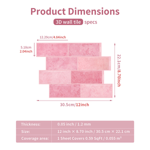 Carrelage mural en <span class=keywords><strong>PVC</strong></span> haute définition, imperméable, résistant à l'huile, auto-adhésif, design géométrique moderne, cuisine, <span class=keywords><strong>salle</strong></span> <span class=keywords><strong>de</strong></span> <span class=keywords><strong>bain</strong></span> - Product Image 2