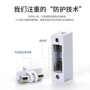 Portafusibles Rt14-20 20A 380V 10x38mm Dispositivo de Protección Eléctrica de Bajo Voltaje - Product Image 2