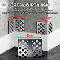 Bande de coin métallique flexible sans plis préformés en acier galvanisé, acier inoxydable, alliage d'aluminium