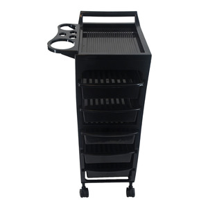 Carrito <span class=keywords><strong>de</strong></span> Peluquerí<span class=keywords><strong>a</strong></span> Profesional con Ruedas, Carrito <span class=keywords><strong>de</strong></span> Almacenamiento <span class=keywords><strong>de</strong></span> 5 Niveles para Herramientas <span class=keywords><strong>de</strong></span> Peluquerí<span class=keywords><strong>a</strong></span>, Tintes y Permanentes, Desmontable - Product Image 3