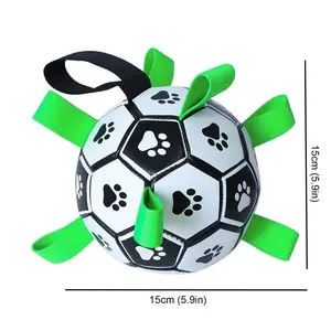 Interactief Hondenvoetbal Speelgoed Voetbal Opgeblazen Trainingsspeelgoed Voor Honden Buitenborder Collie Ballen Grote Honden Dierbenodigdheden