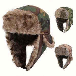 Gorro de Invierno Estilo Ruso con Orejeras de Piel Sintética Suave, para Esquí, Pesca, Deportes y Fiestas - Product Image 1