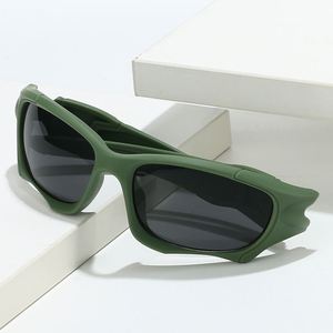 Lunettes de soleil sport polarisées avec logo personnalisé, verres miroir colorés, protection UV400, coupe-vent, pour la conduite et le cyclisme, collection 2025 - Product Image 3