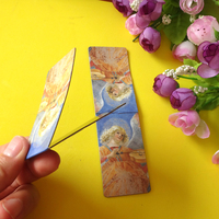 Marque-page en papier pliable unique et promotionnel avec design personnalisé et motifs mignons pour les enseignants, les étudiants et les amateurs de livres